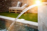 Cascada piscina Casa Antonia - La Plaza