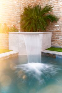 Cascada piscina exterior Casa Antonia-La Plaza